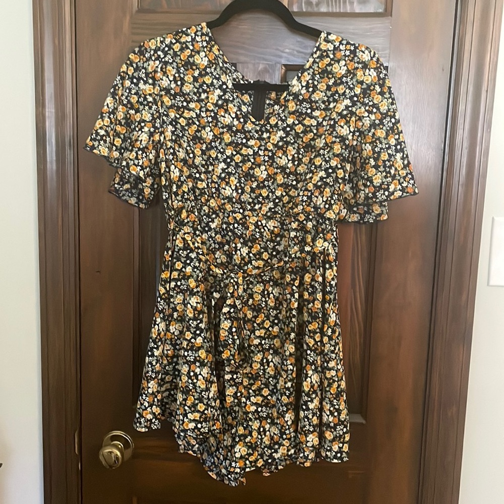 Floral Maternity Romper Size S